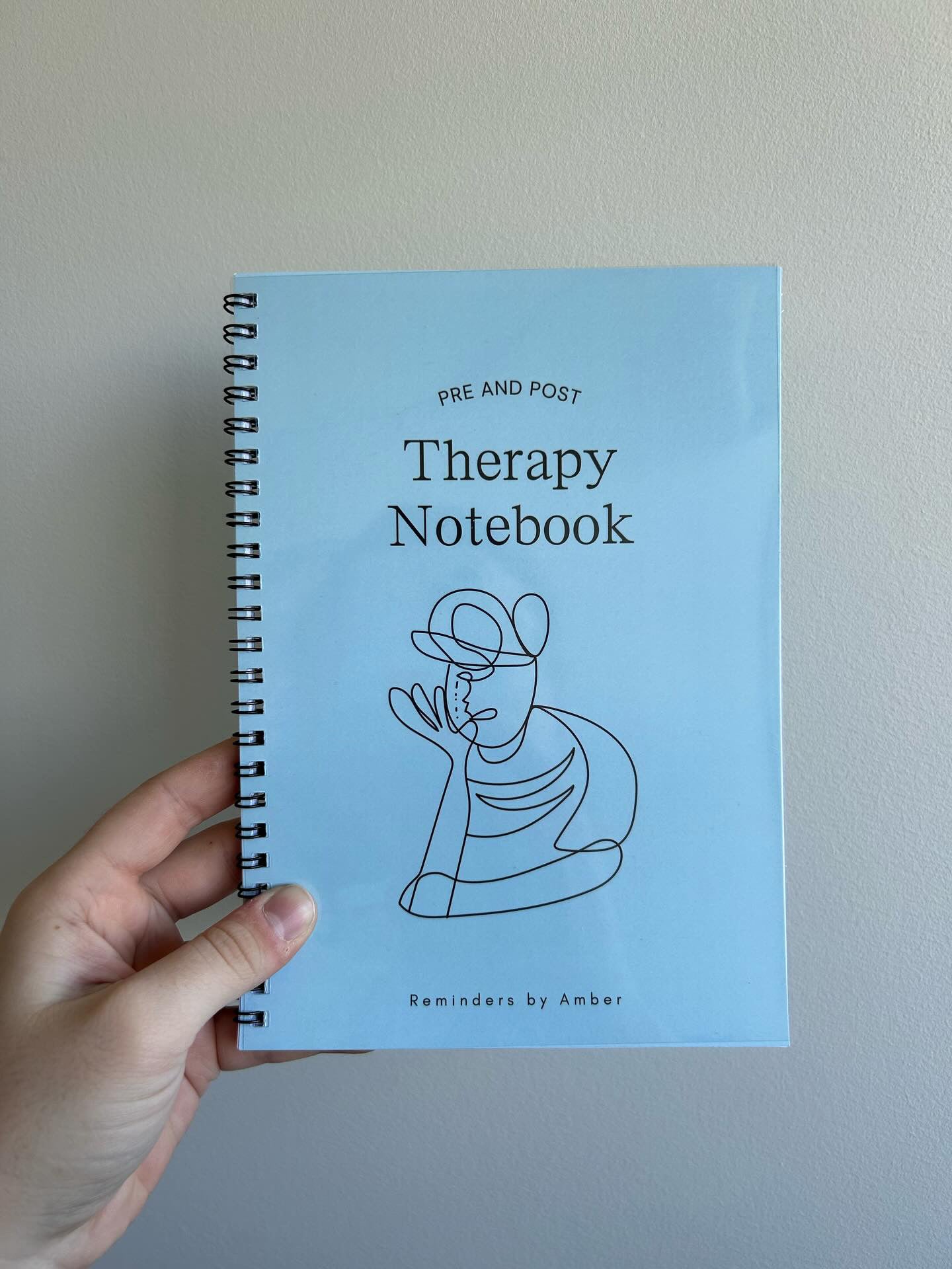 Pre & Post Therapy Notebook