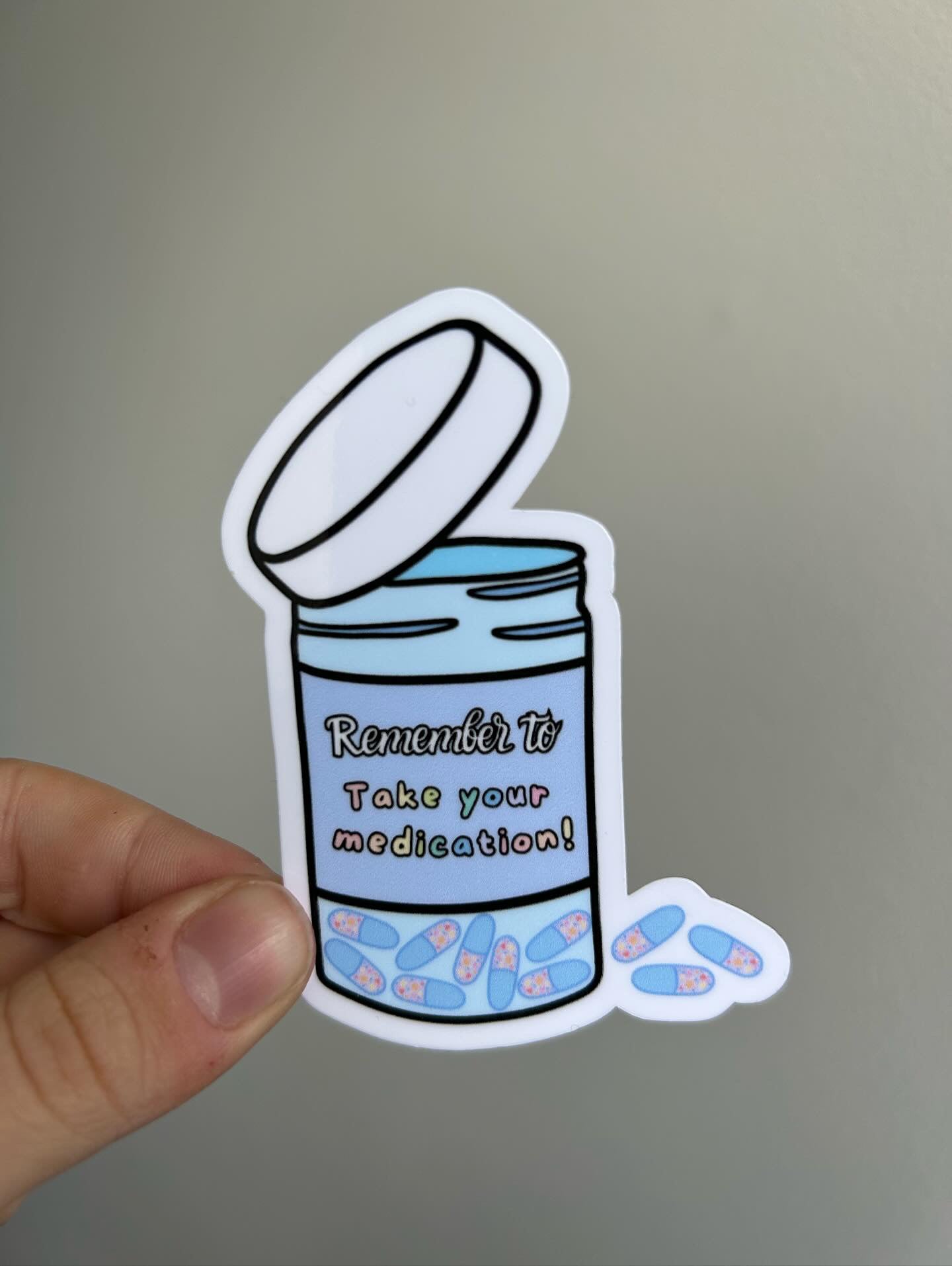 Take your meds Reminder Sticker