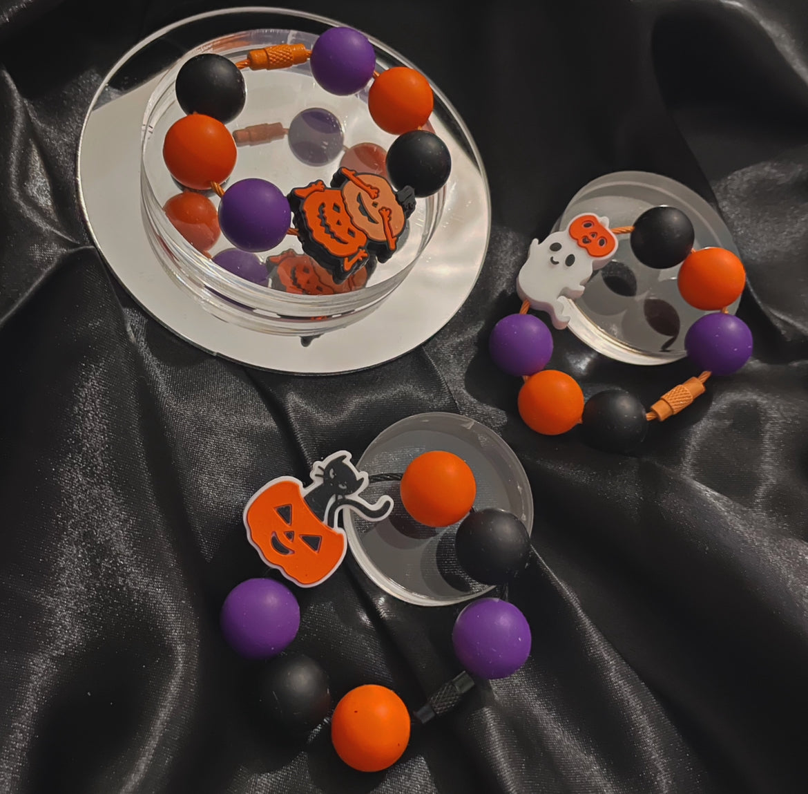 Spooky Spin & Squish Silicone Fidget Ring