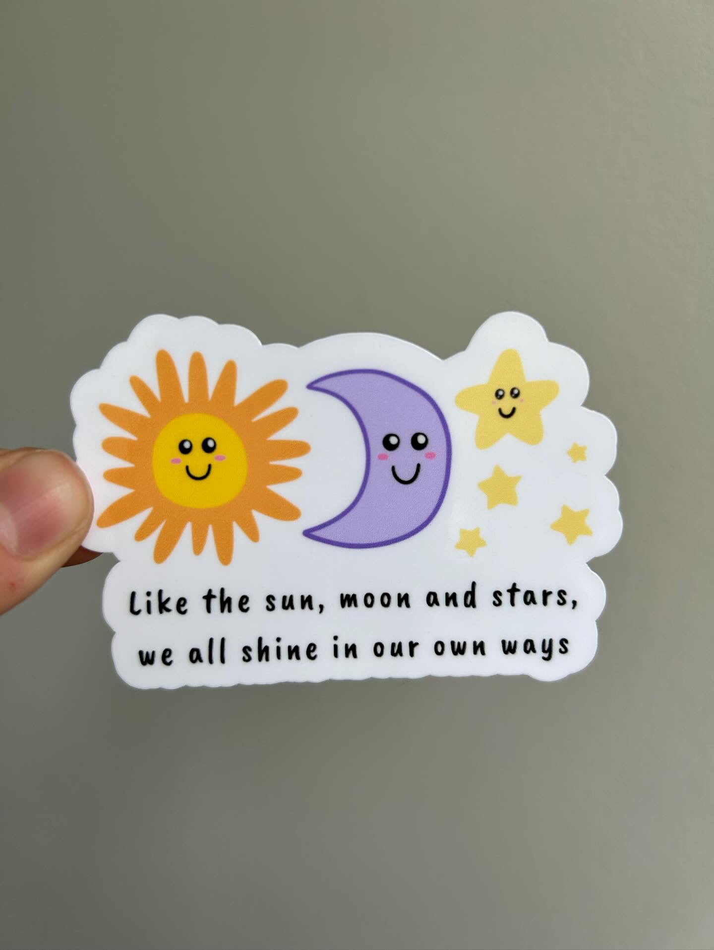 “We all shine” Sticker