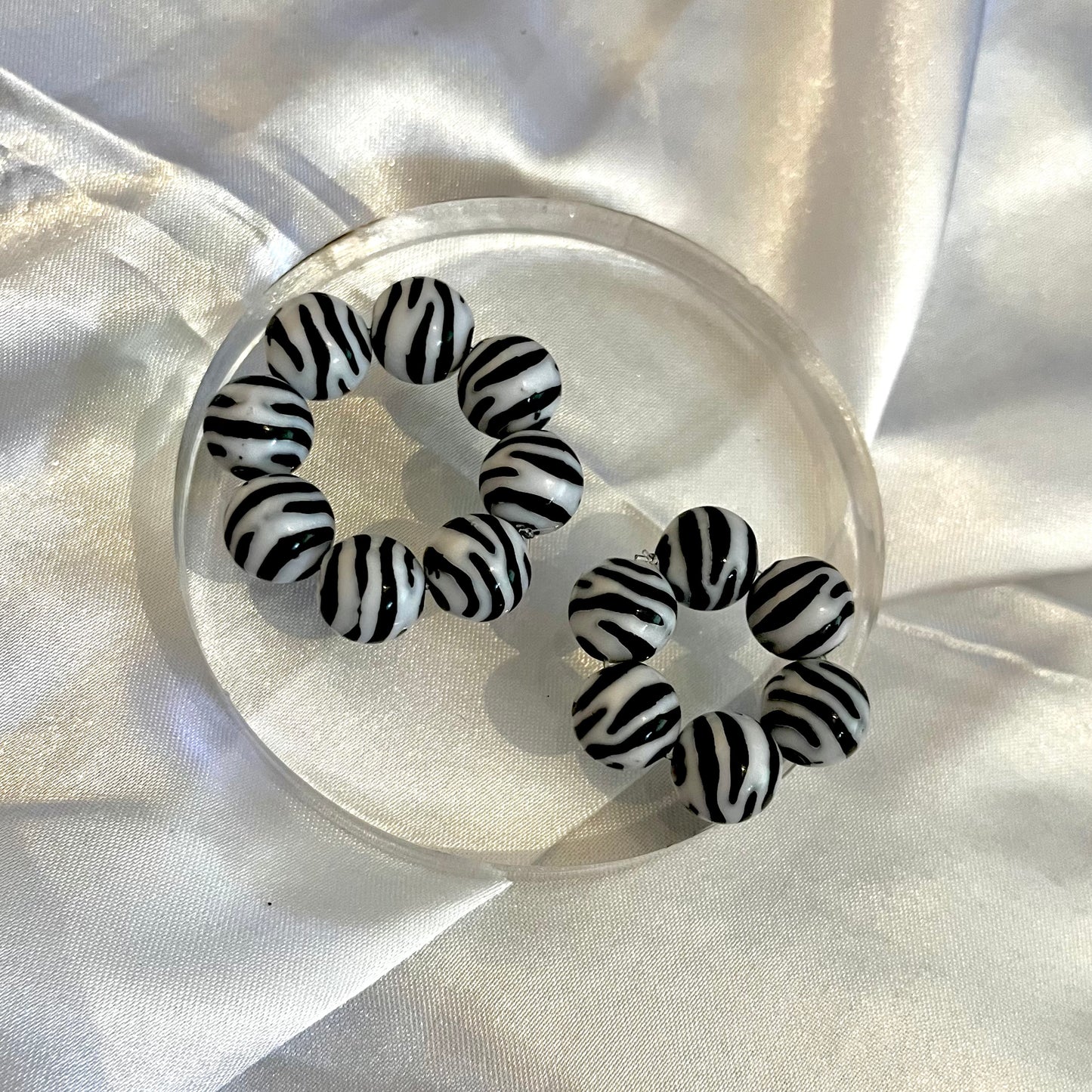 Zebra Smooth Fidget Ring