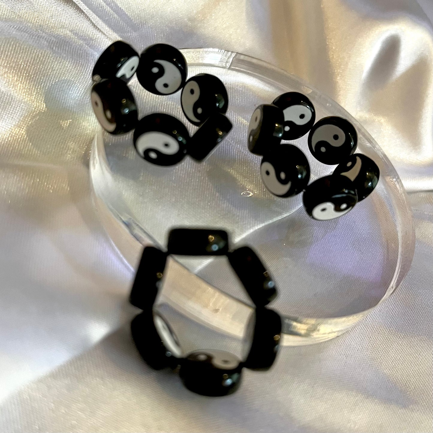 Micro Ying and Yang Fidget Ring