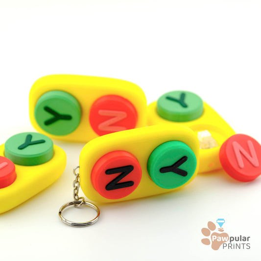 "Bluey" Yes/No Button Clicker 3D Fidget