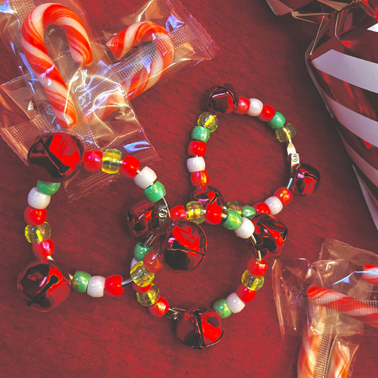 Red Jingle Bells Midi Fidget Ring