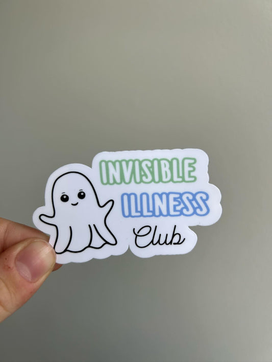 “Invisible Illness Club” Sticker